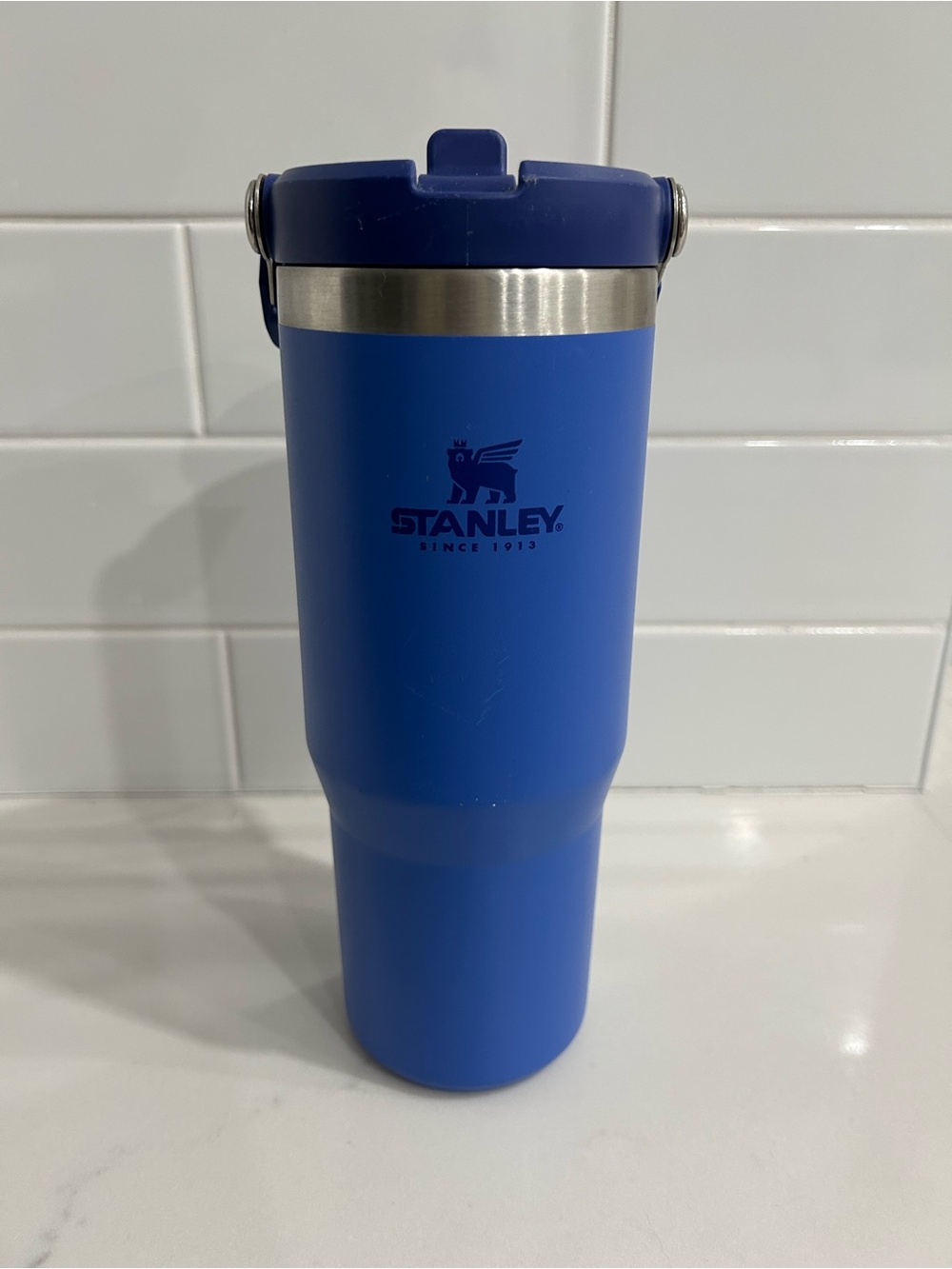 Stanley Royal Blue Insulated Tumbler with Stainless Trim